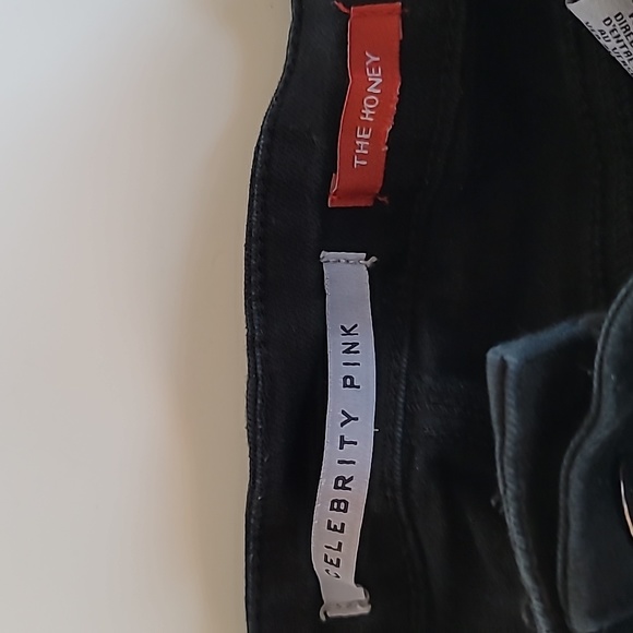 Celebrity Pink The Honey black jeans shorts size 7/28 - Picture 3 of 7